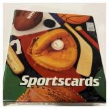 Binder with collectable sports cards