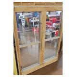 Vintage 31 x 38 Mirrored Window Frame