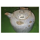 Vintage camping kettle