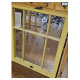 Vintage 26 x 30 Mirrored Pane
