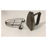 Vintage Iron and stand