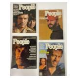 4 People magazines from 1974 and 1977