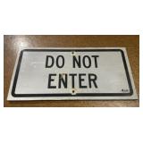 Do not enter sign