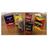 6 collector tins some may still contain product