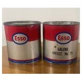 2 Esso Grease Product Tins