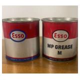 2 Esso Grease Product Tins