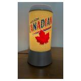Molson Canadian Lamp with lighted spinner action