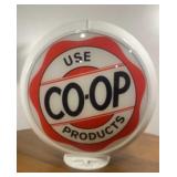 Reproduction sign for Co-op Products Gasoline Pump
