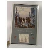 1953 Hudson Bay calendar with the original