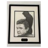 Hand drawn sketch of Johnny Cash