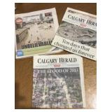 The Flood of 2013 in Calgary newspapers