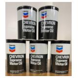 5 Chevron supreme motor oil, 1 L never opened