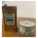 Imperial Oil Axel Grease and Harness Oil Tins