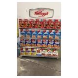 Kelloggï¿½s cereal, stand or display with full