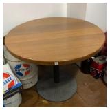 Table, round: 31" high x 40" diameter