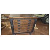 Antique-looking Tool Chest with Tools