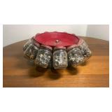Vintage baby food jars of nuts and bolts