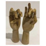 Wooden Articulated Hand Models - right & left