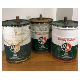 3 British American collector pails may contain