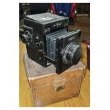 Vintage camera and box