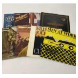 8 Assorted Rock Vinyl Records