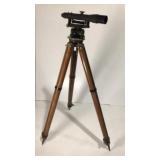 Vintage Surveyorï¿½s Transit Level mounted on Tripod