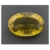 $19,350 Appraisal - 110.5 ct Cert. Lemon Quartz ge