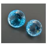 $9,450 Appraisal - 43.15 ct Cert. Royal Blue Topar