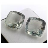 $9,850 Appraisal - 61.5 ct Cert. Green Prasioliter