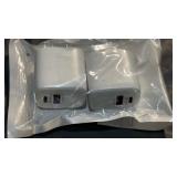 Pack of 2 fast charger adapters