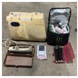 Singer sewing machine and painting stuff