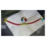 Aupoko R1234yf refrigerant charge hose kit