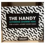 The Handy lathering shower tool