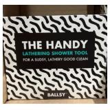 The Handy lathering shower tool