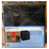 Case of 6  closet maid fabric drawers