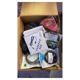 Box of miscellaneous electronic stuff
