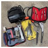 Assorted tools and battery charger