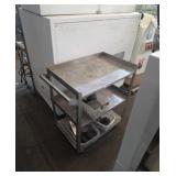Stainless steel cart no weights