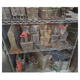 Third shelf of fryer baskets