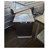 Stainless steel ingredients bin
