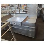 72 in stainless steel table