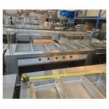 80 inch hatch steam table on wheels