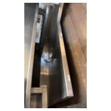 Stainless steel dish table with drain 5ï¿½ x 43ï¿½