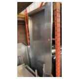 2.5 x 6 ft. Stainless steel dish table