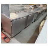 7 ft refrigerated prep table
