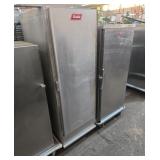 Brute holding cabinet on wheels