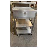 18.5 x 17 x30 height inches 3 layered  shelves