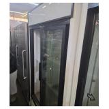 43-in true glass door stand up cooler