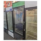 QBD single door upright glass door cooler 31 in