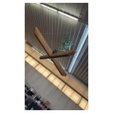 1 pc big ceiling wooden light and plant